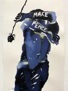 Katya Muromtsev. Donne in nero contro la guerra e la Russia di Putin, 2022. Pushkin House. Londra, 2023. Per gentile concessione dell'artista.